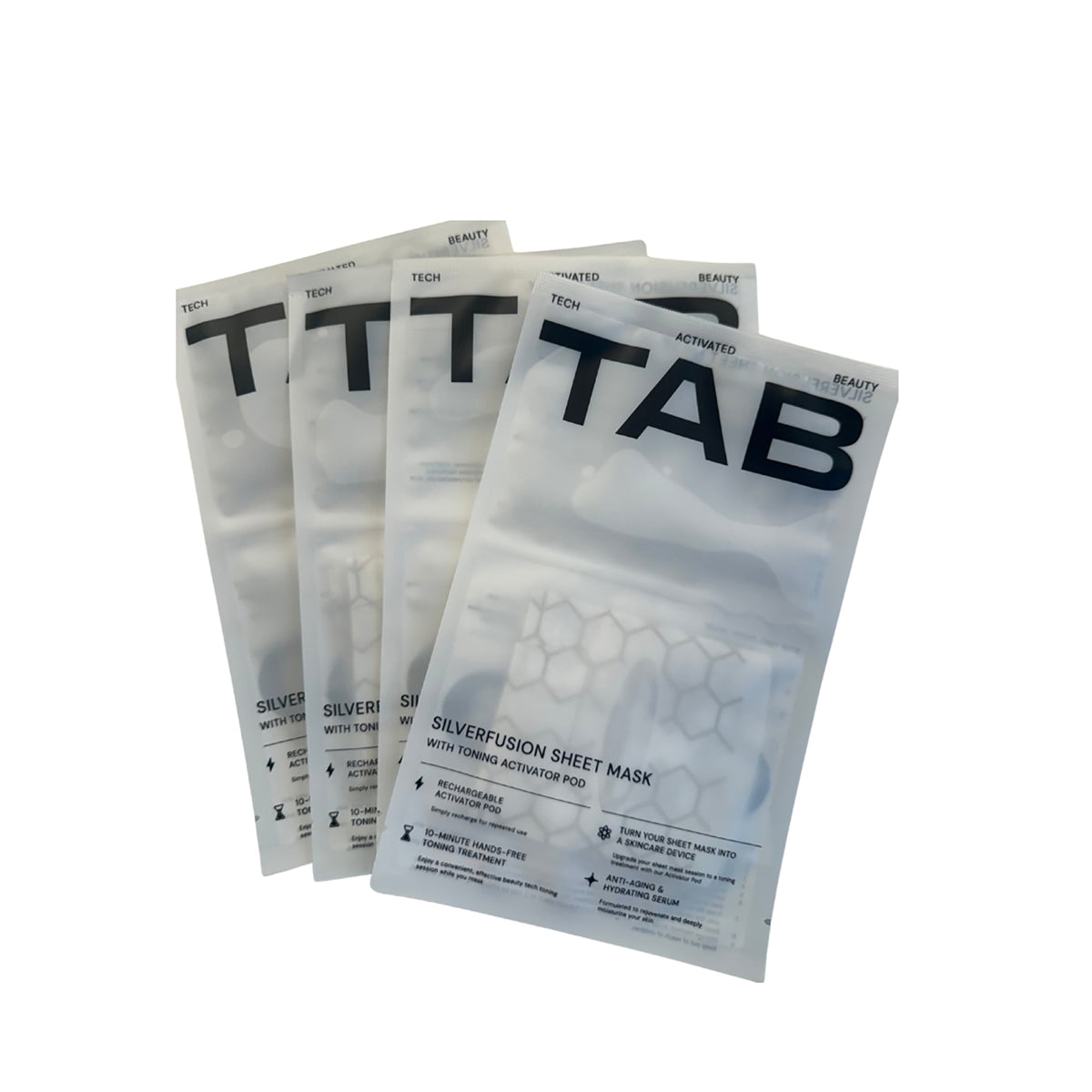 SilverFusionSheetMask 4-pack