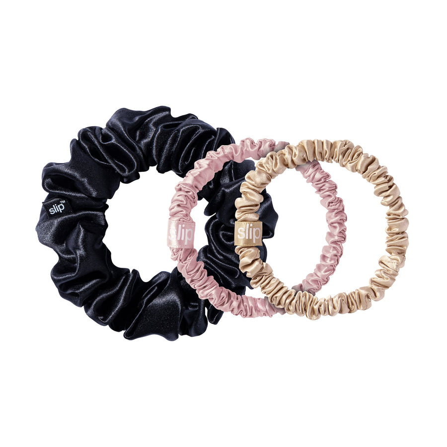 Pure Silk Scrunchies Multi