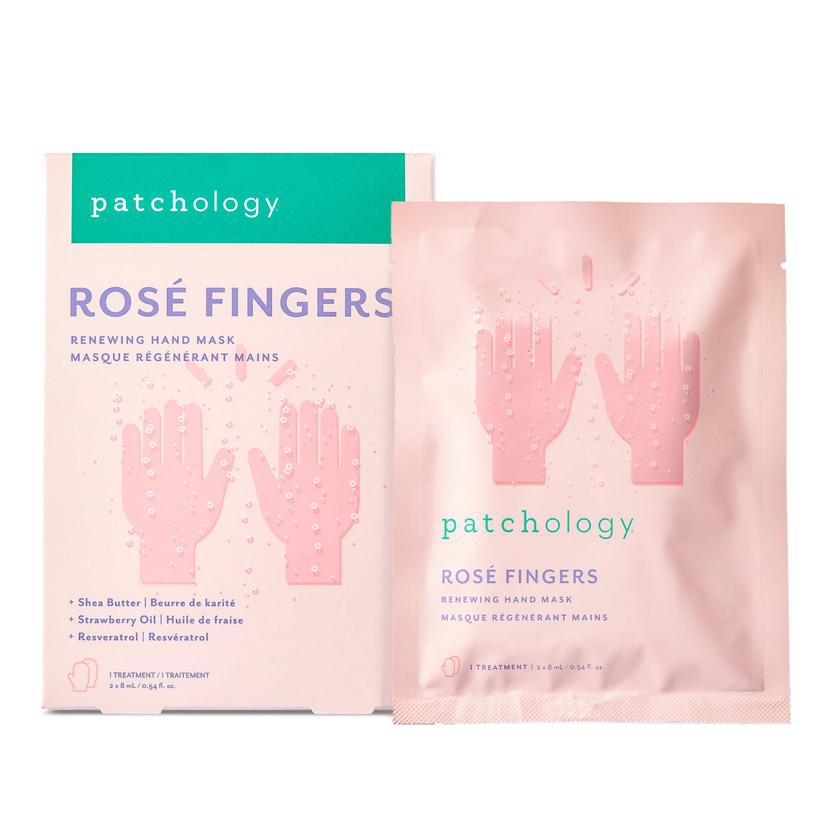 Rose Fingers Renewing Hand Mask