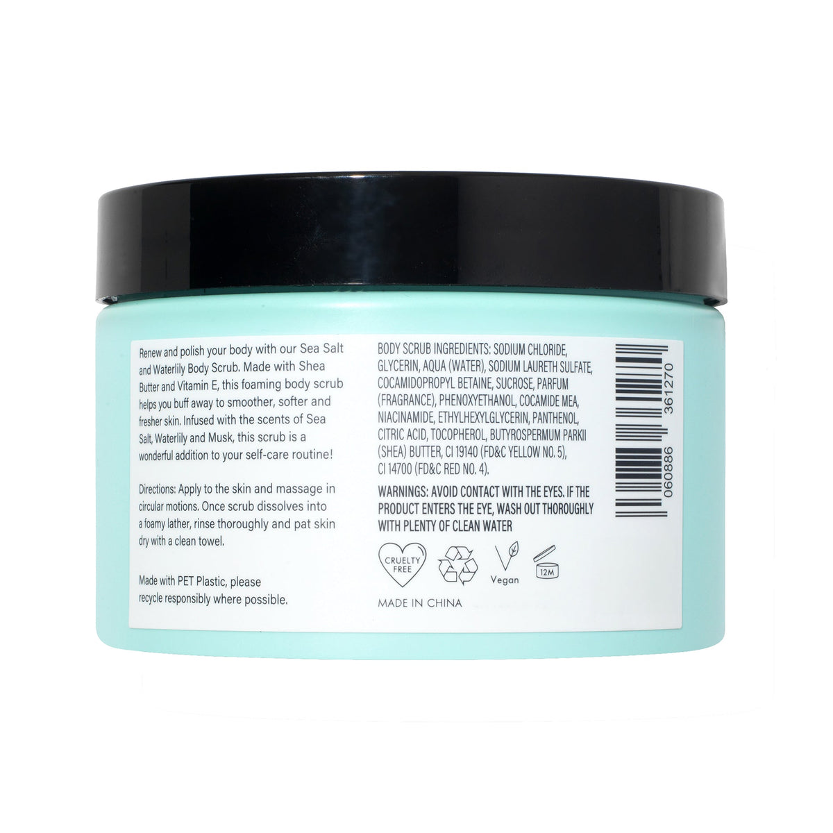 Sea Salt and Waterlily Body Scrub