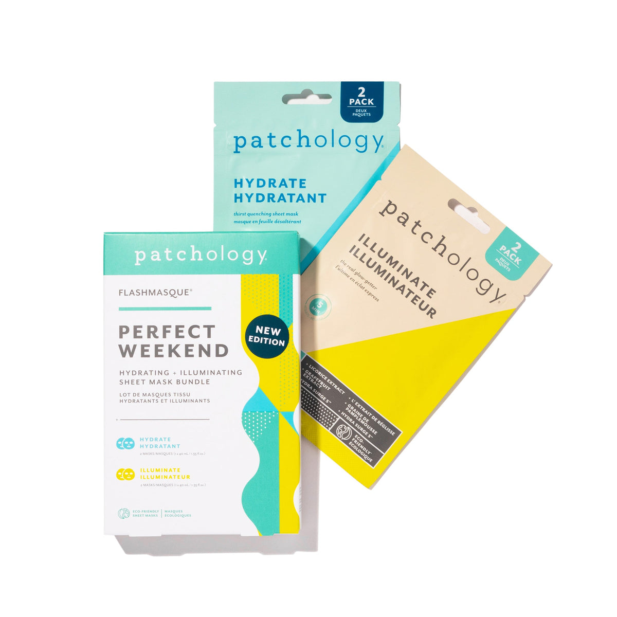 Perfect Weekend Hydrating Plus Illuminating Face Sheet Mask Bundle