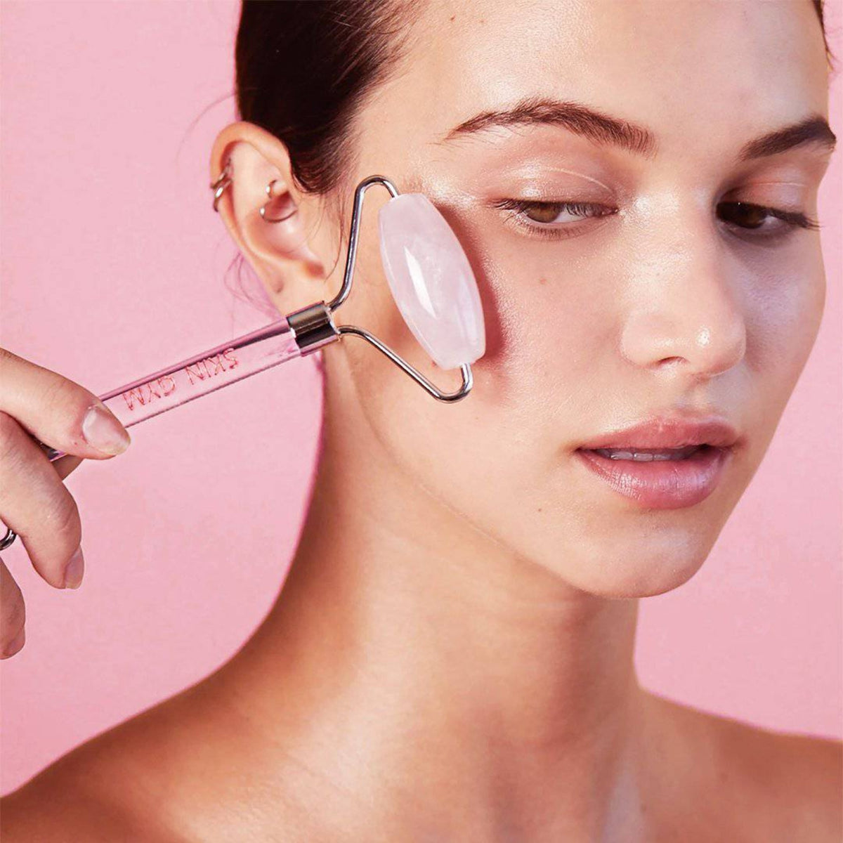 Rose Quartz Facial Roller