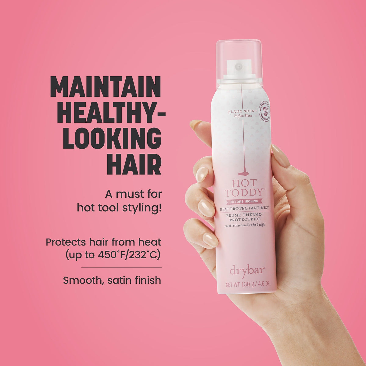 Hot Toddy Heat Protectant Mist Blanc