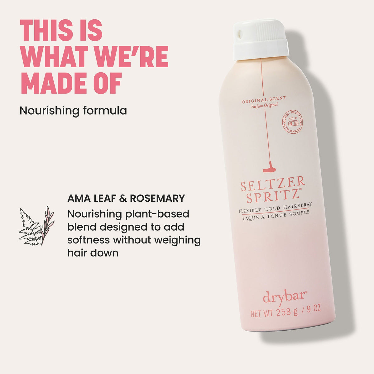 Seltzer Spritz Flexible Hold Hairspray