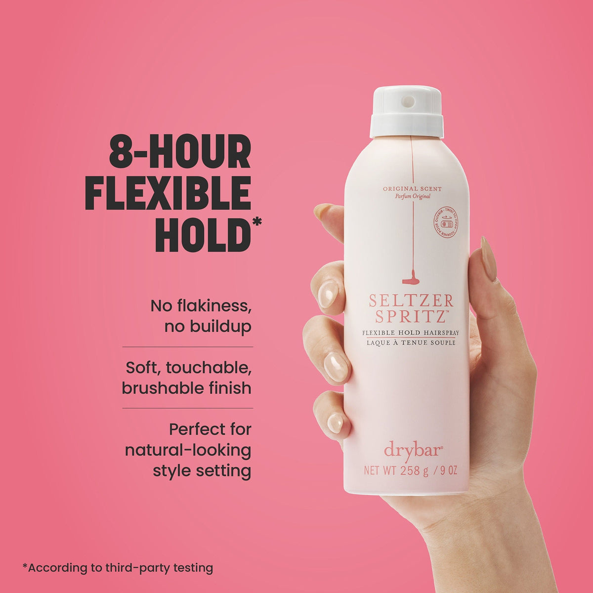 Seltzer Spritz Flexible Hold Hairspray