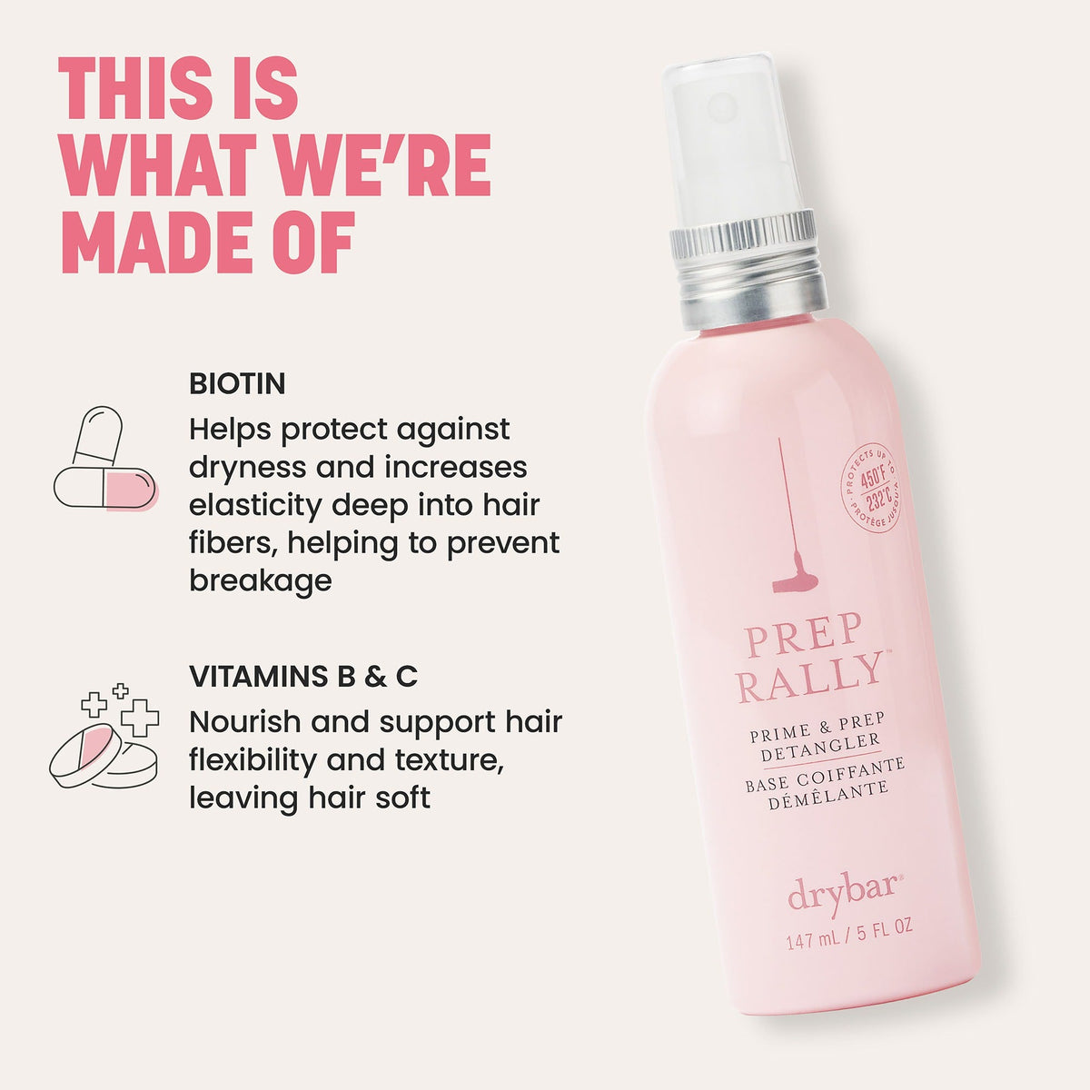 Prep Rally Prime and Prep Detangler Coconut Colada