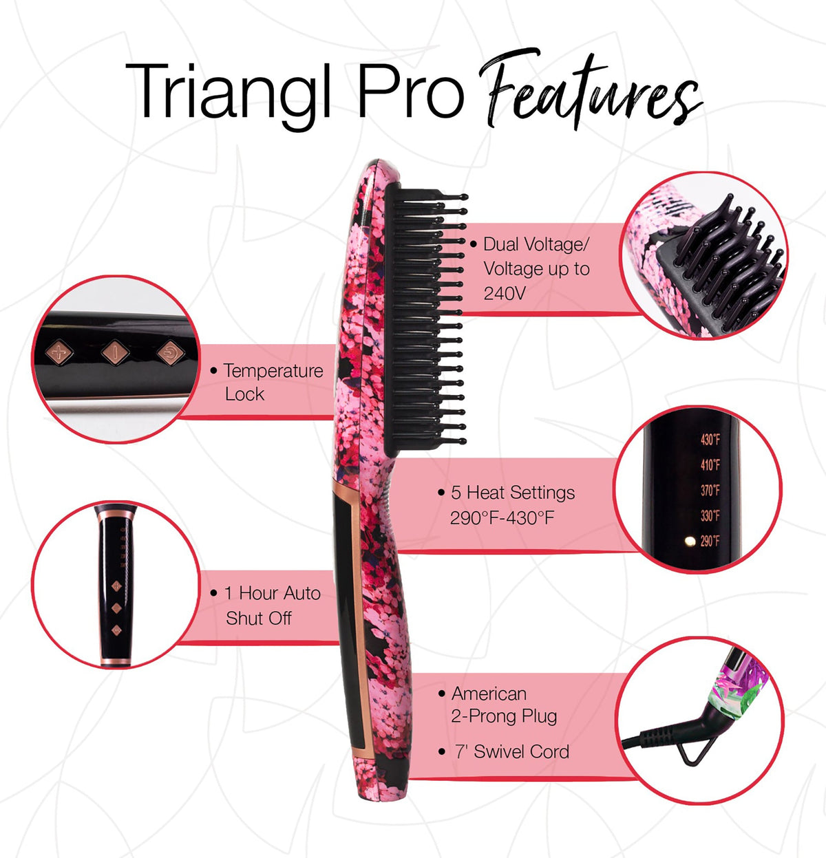 Triangl Pro Heated Detailer Brush
