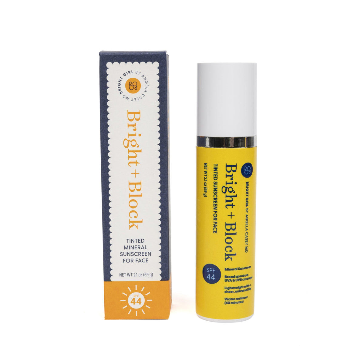 Bright Plus Block SPF 44 Tinted Mineral Sunscreen