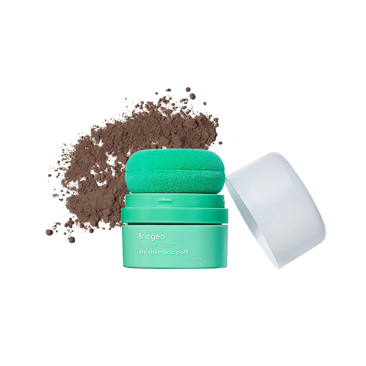 Style + Treat Dry Shampoo Puff - Tinted For Dark Hair