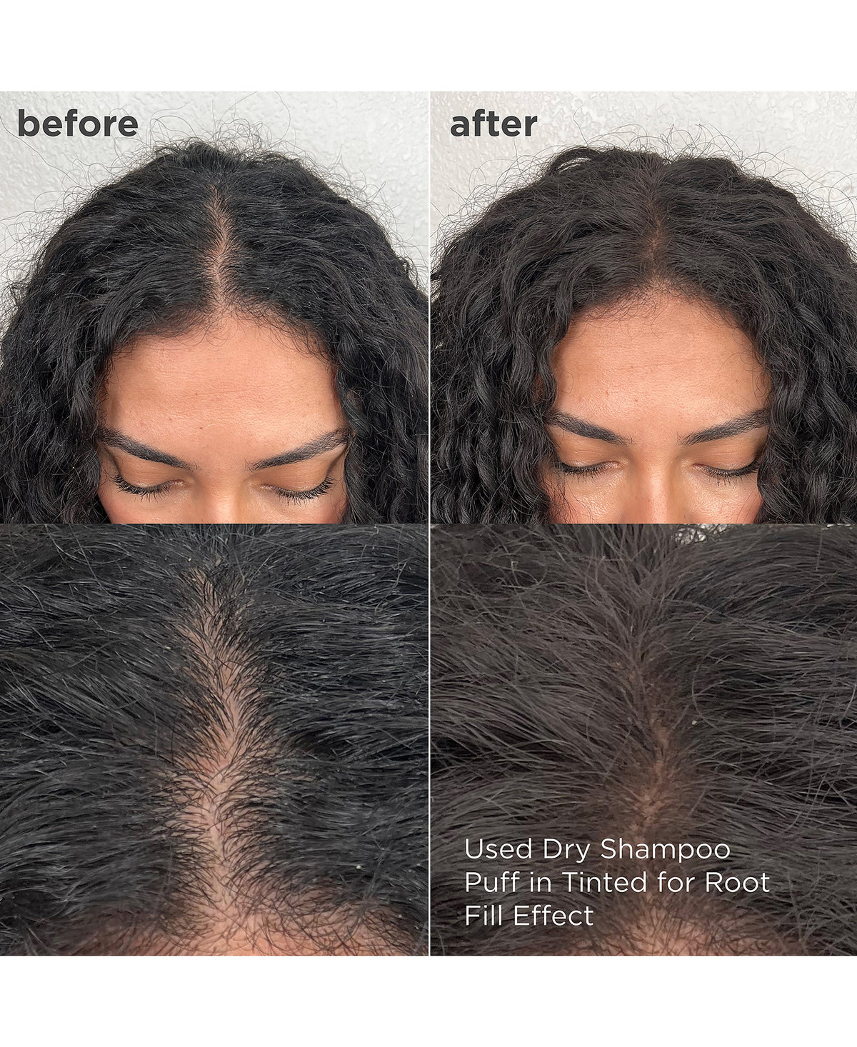 Style + Treat Dry Shampoo Puff - Tinted For Dark Hair
