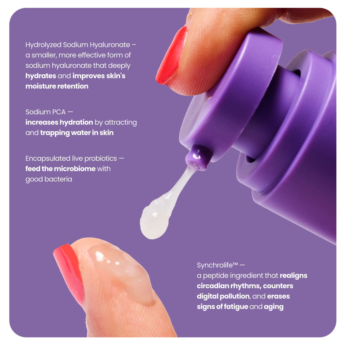 Night Life Live Probiotic Plus HA Serum
