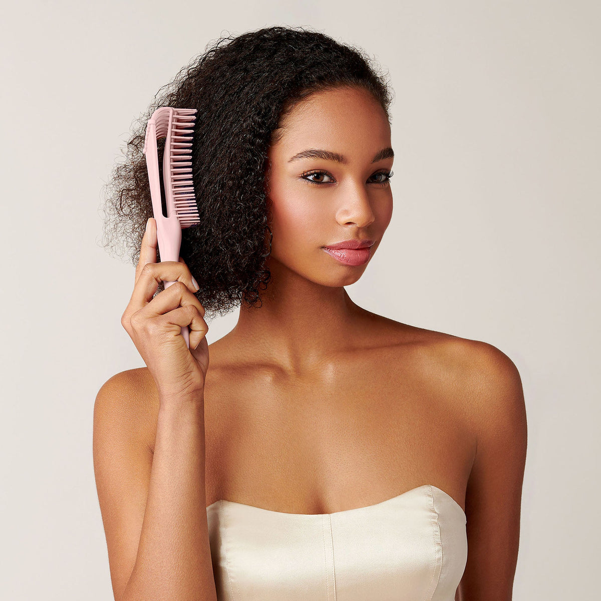 Flex Detangler Hairbrush for Curly Textured Hair - Bone