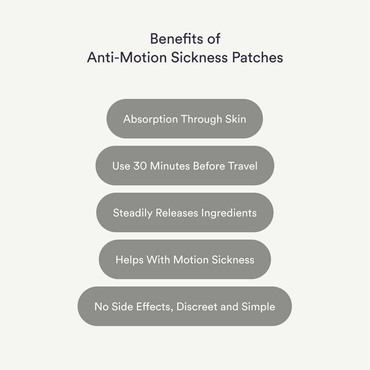 Anti-Motion Sickness Patches