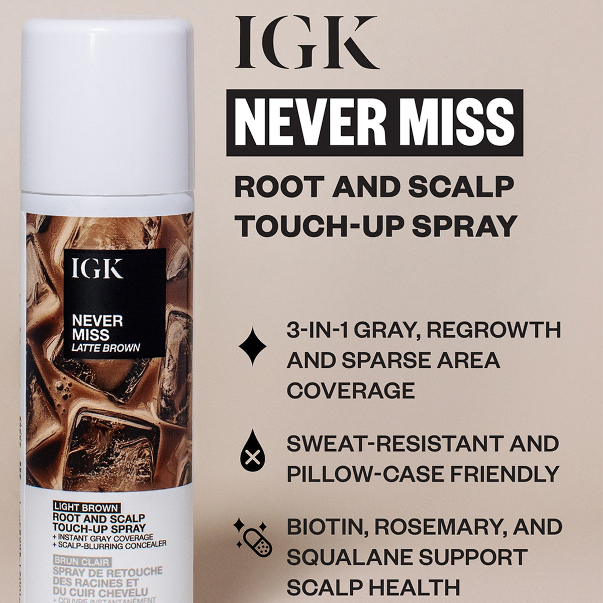Never Miss Root and Scalp Touch-Up Spray