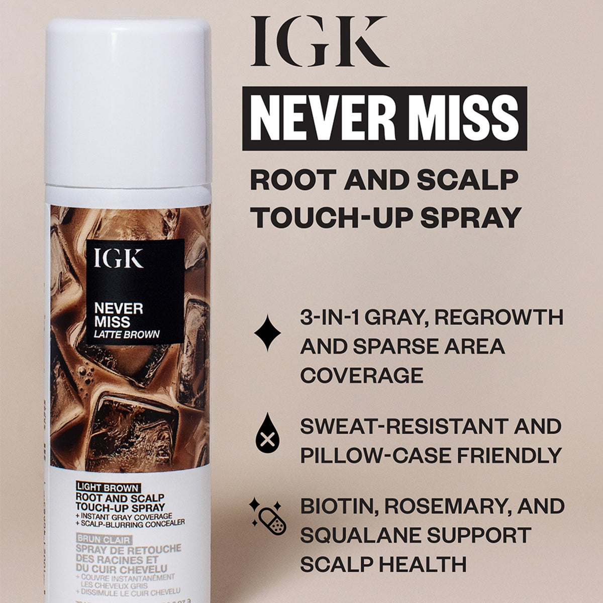Never Miss Root and Scalp Touch-Up Spray