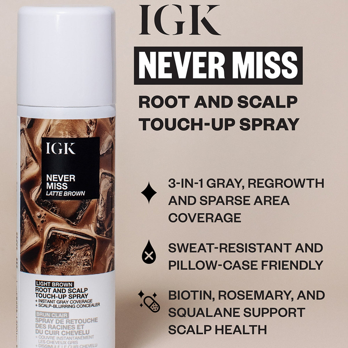 Never Miss Root and Scalp Touch-Up Spray