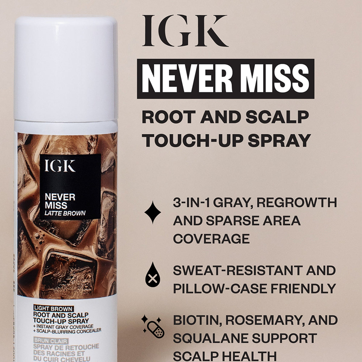 Never Miss Root and Scalp Touch-Up Spray