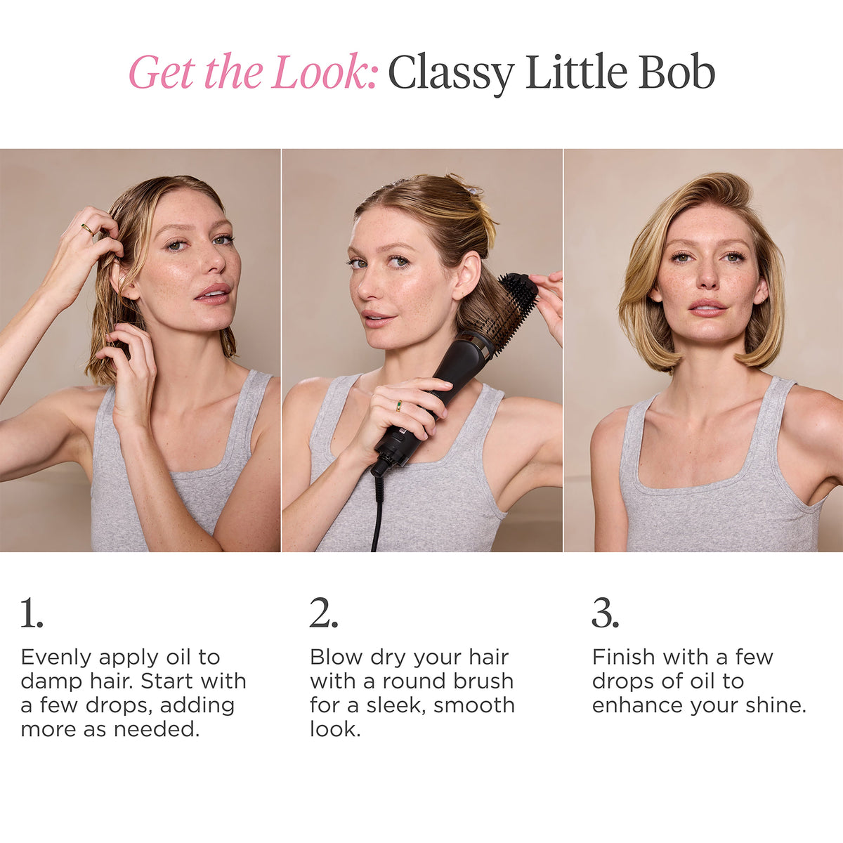 Style + Treat™ Yuzu + Plum Oil 4-in-1 Weightless Hair Oil