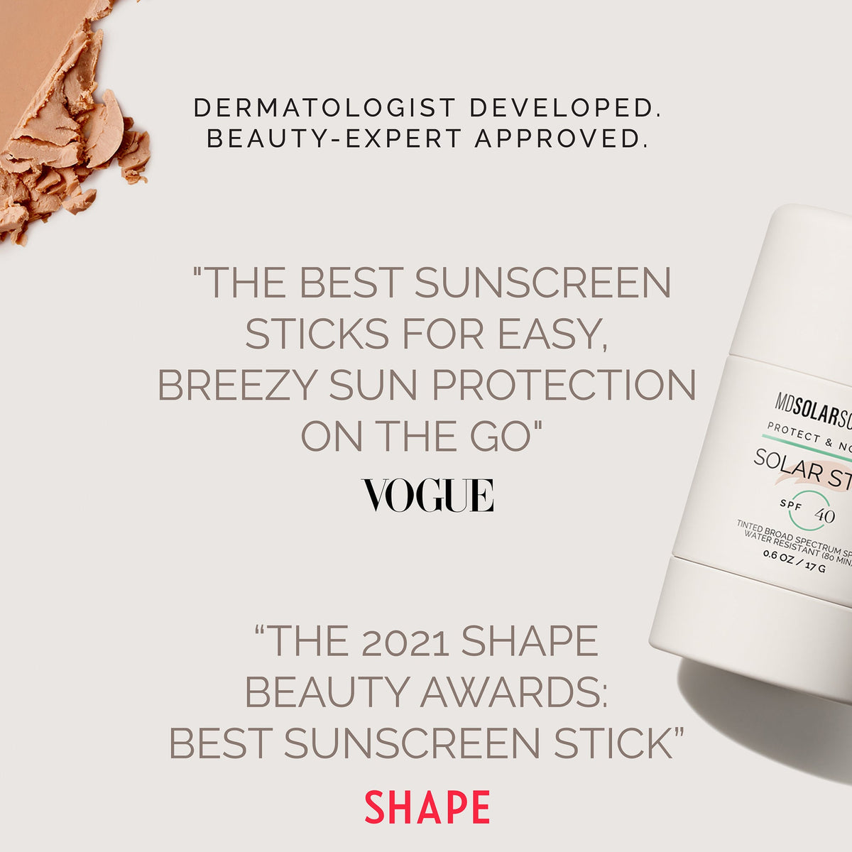 Tinted Solar Stick SPF 40