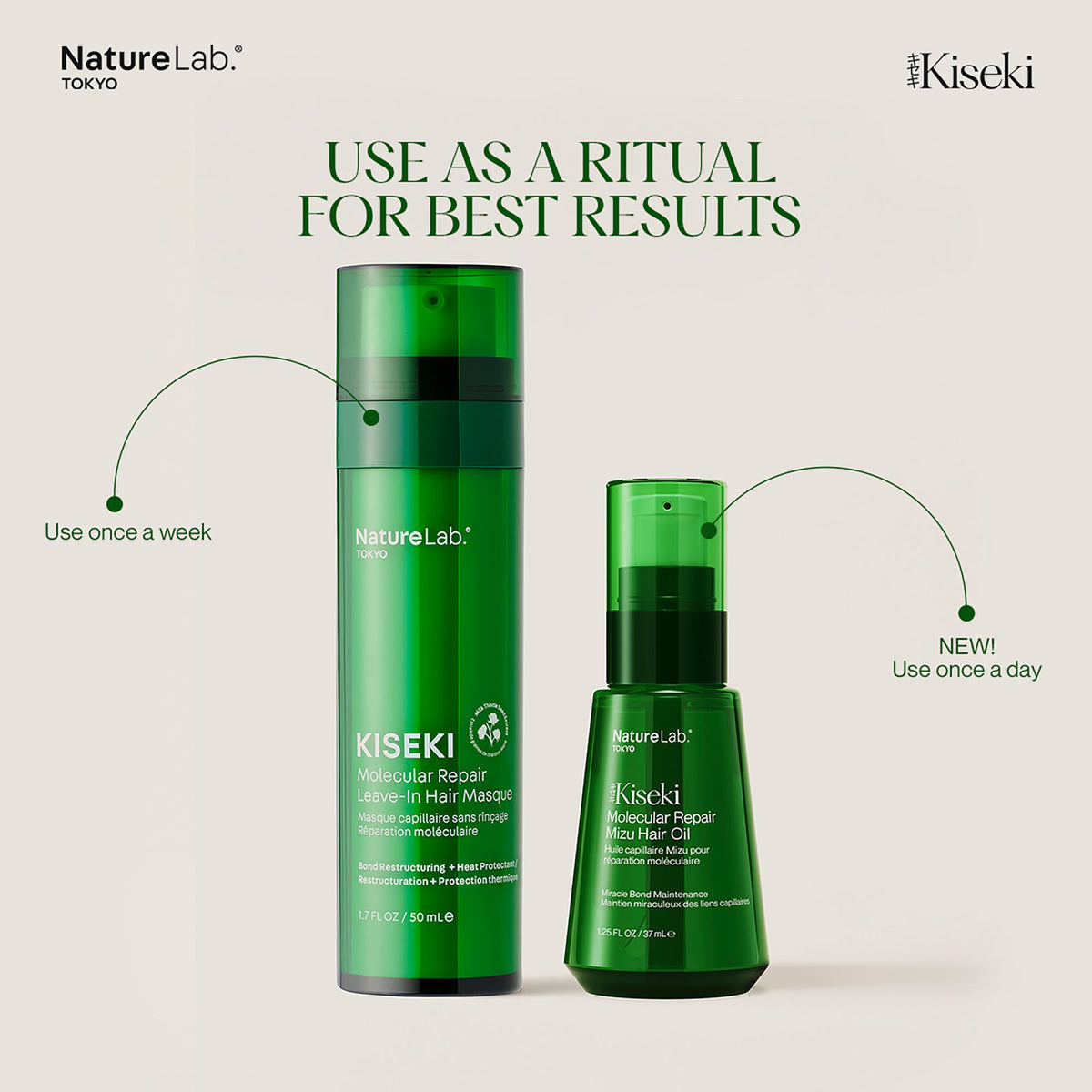 Kiseki Molecular Repair Mizu Hair Oil