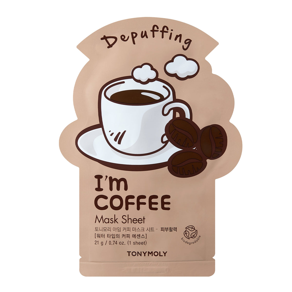 I Am Coffee Depuffing Sheet Mask