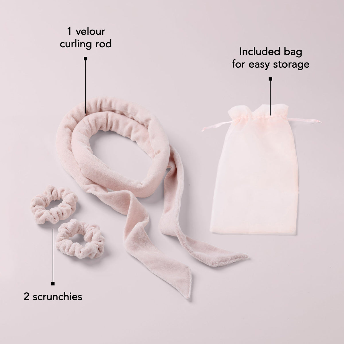 Soft Ribbon Curls Set
