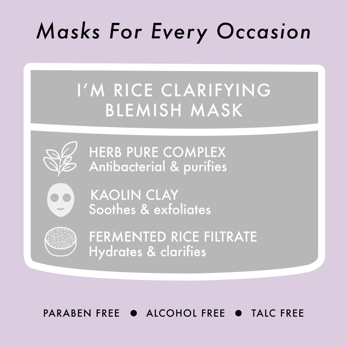 I’m Rice Clarifying Mask