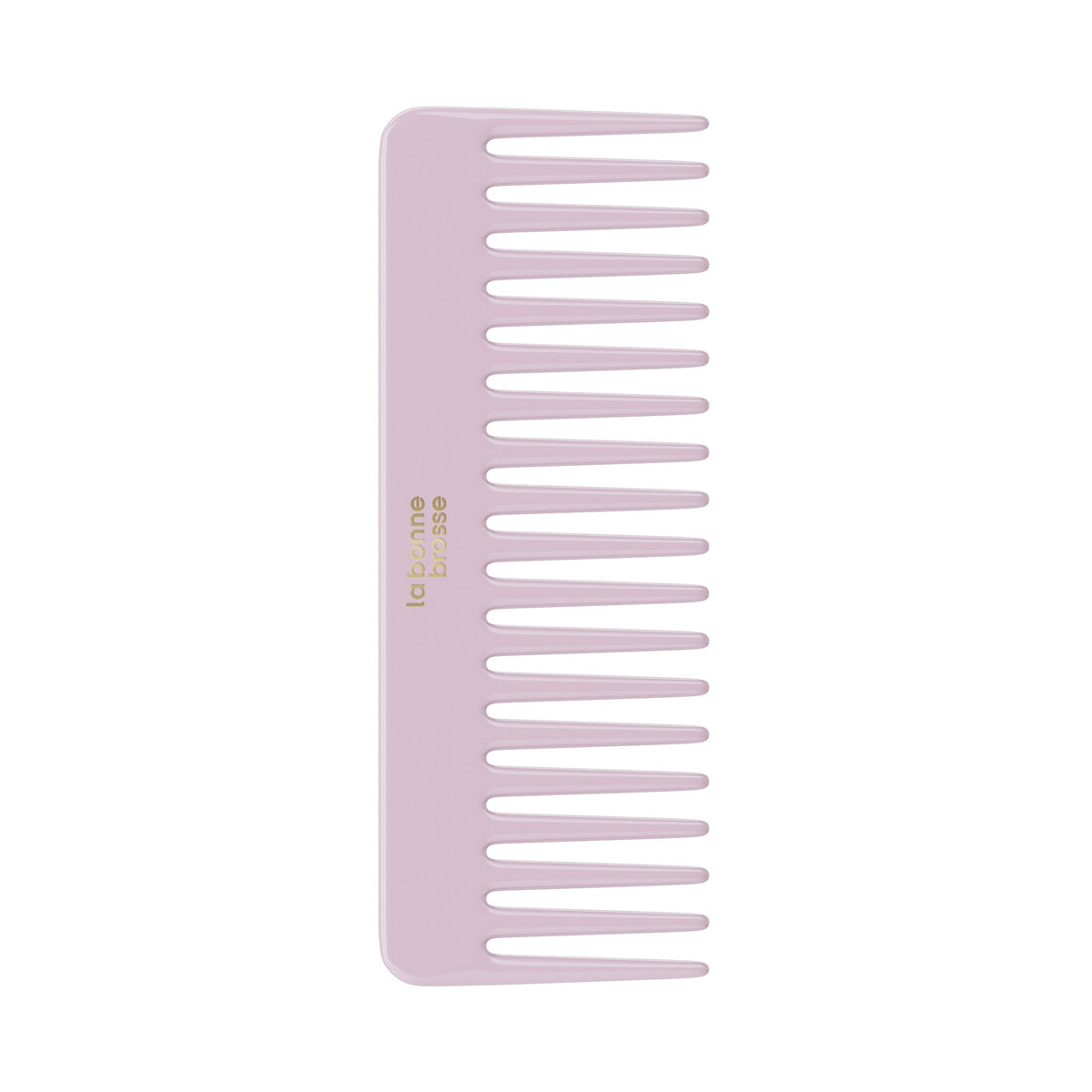 The Large Detangling Comb in Acetate Lilac Pink