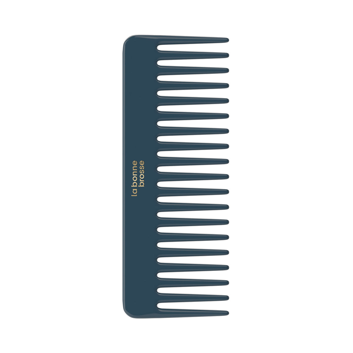 The Large Detangling Comb in Acetate Ink Blue