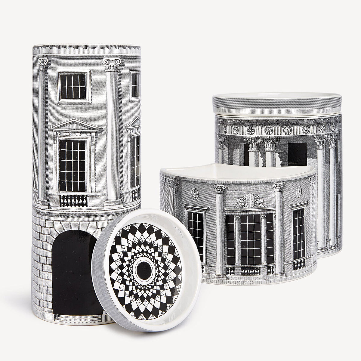 Set of three scented Candles NEL MENTRE -  Immaginazione Fragrance - Architettura Décor