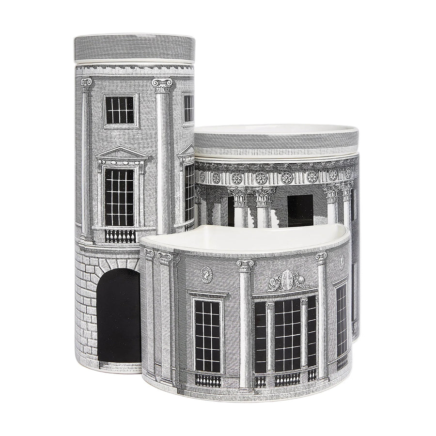 Set of three scented Candles NEL MENTRE -  Immaginazione Fragrance - Architettura Décor