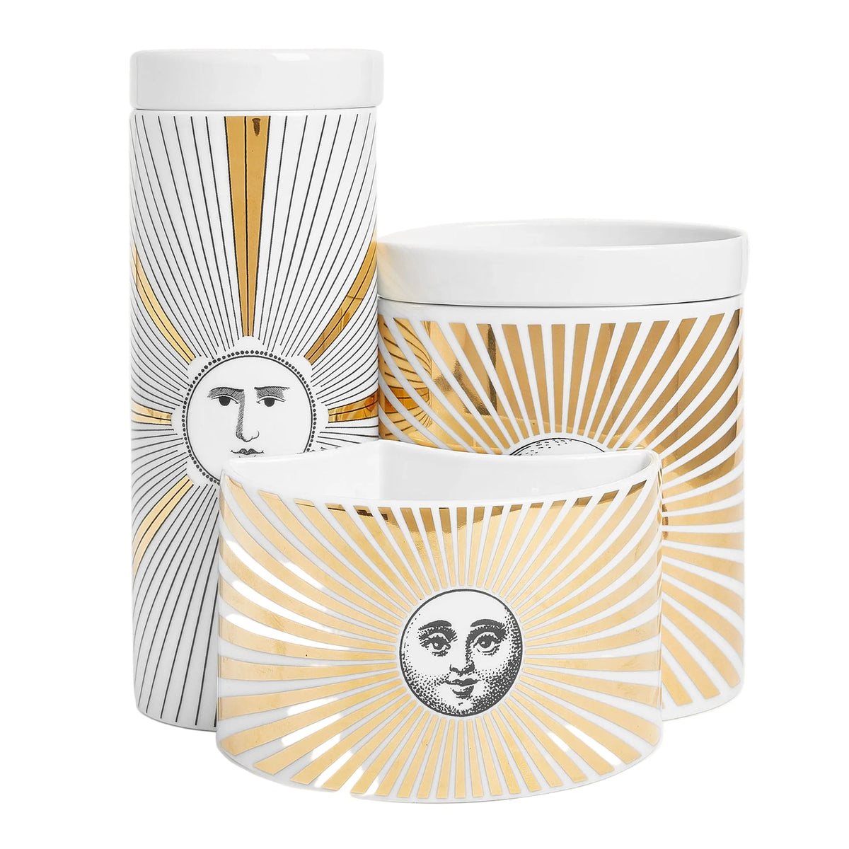 Set of three scented candles NEL MENTRE - Immaginazione Fragrance - Soli Décor
