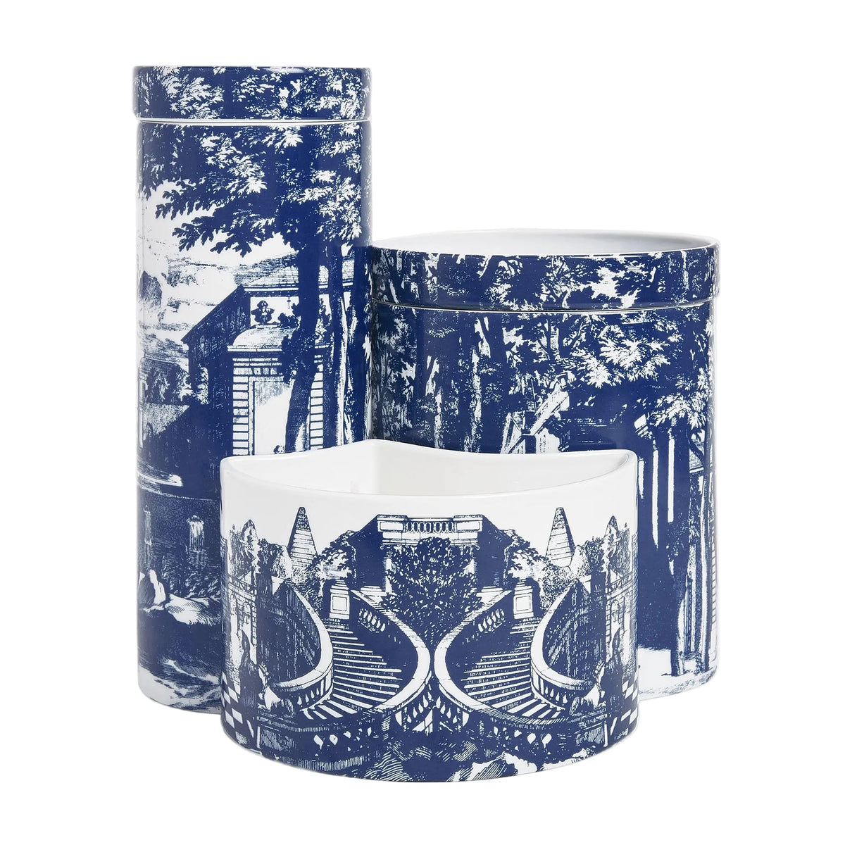 Set of three scented Candles NEL MENTRE - Giardino Segreto Fragrance - Giardino Settecentesco décor