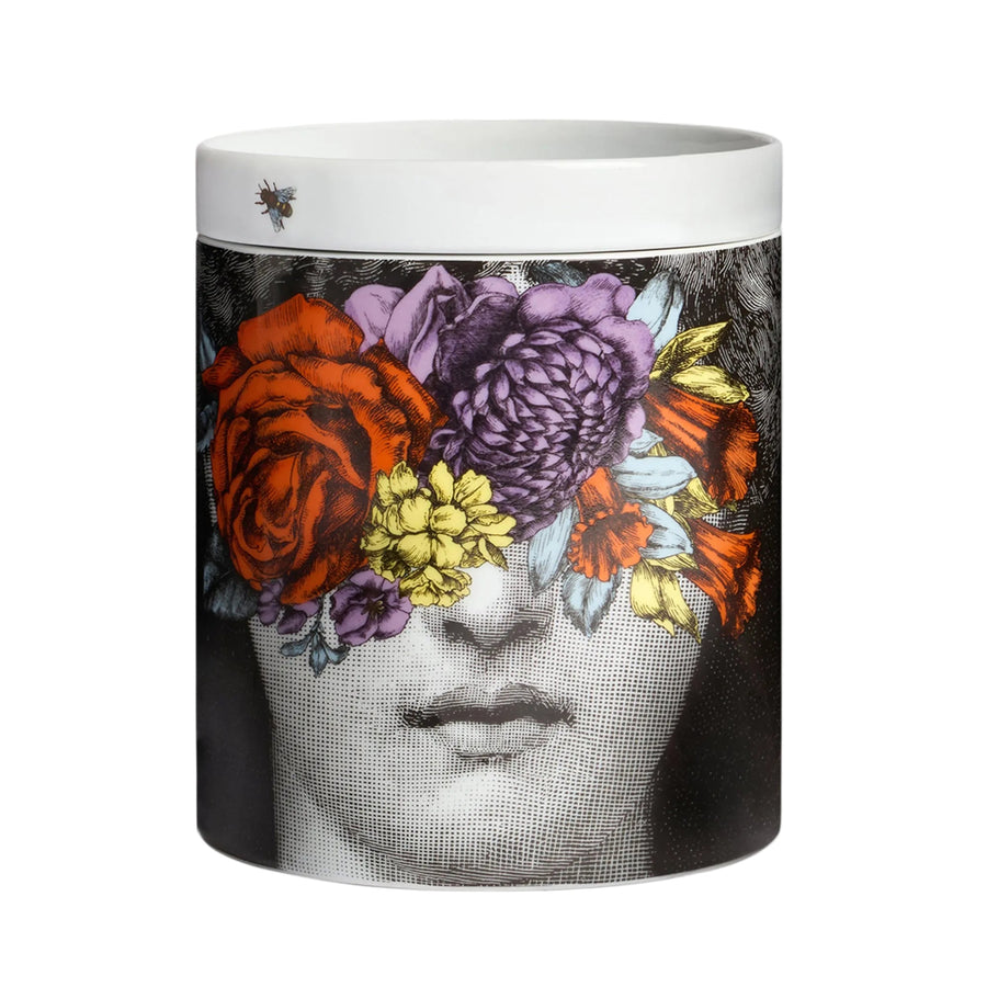 Large Scented Candle NEL MENTRE - Giardino Segreto Fragrance - Tra i fiori Décor