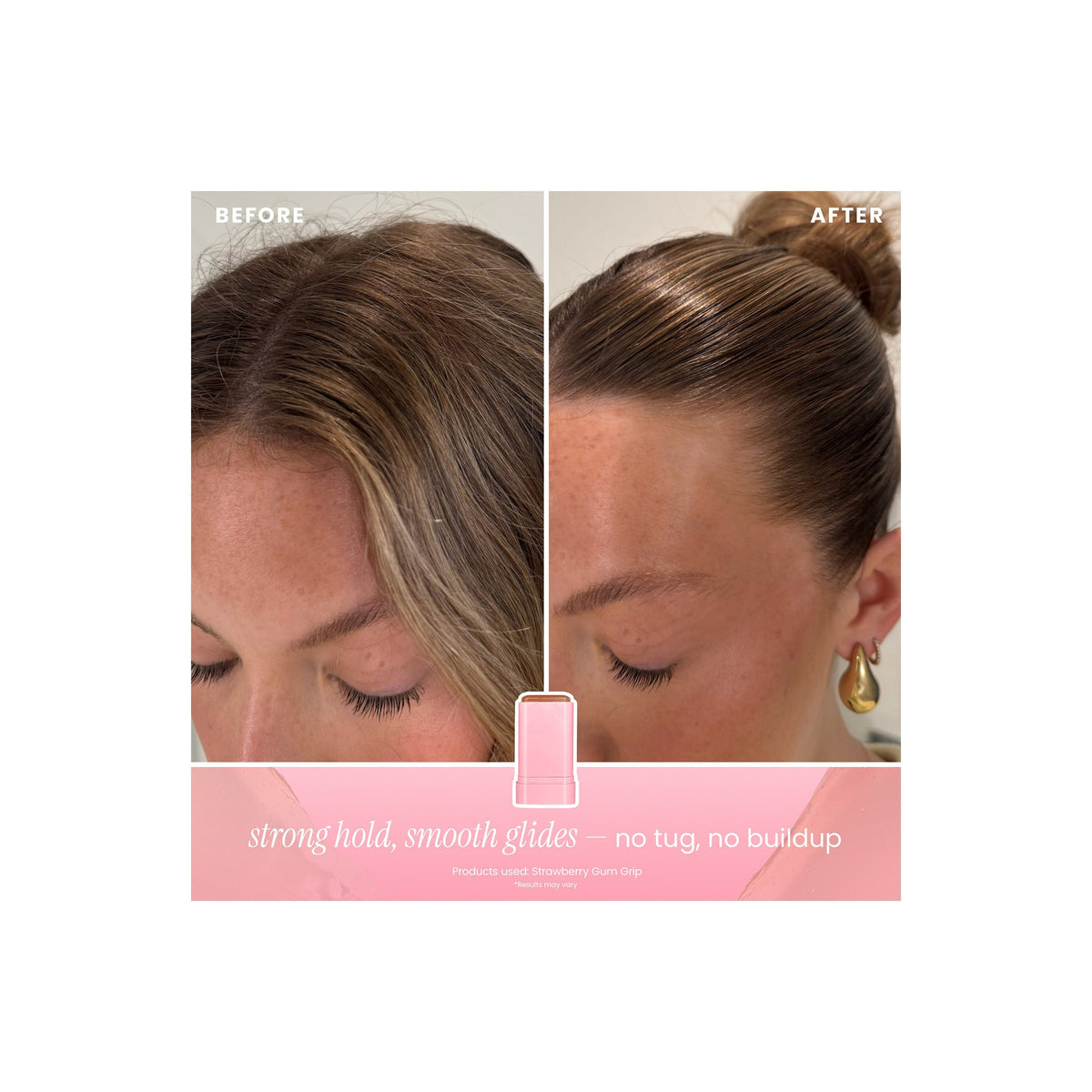 Strawberry Gum Grip Styling Stick